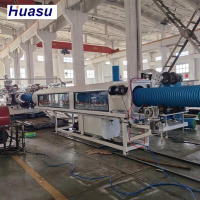 High Speed Double Wall Corrugated Pipe Extrusion Line with Planetary Cutting and 32-1600mm Diameter Range