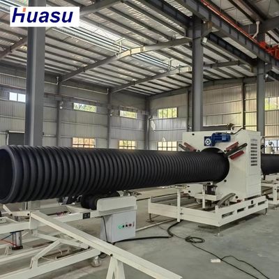 High Speed Double Wall Corrugated Pipe Extrusion Line with Planetary Cutting and 32-1600mm Diameter Range