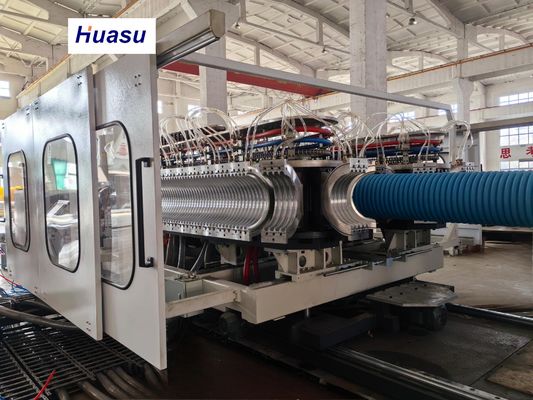 32-1600mm Double-wall Corrugated Pipe Extrusion Line with Siemens PLC Control for High Efficiency Production