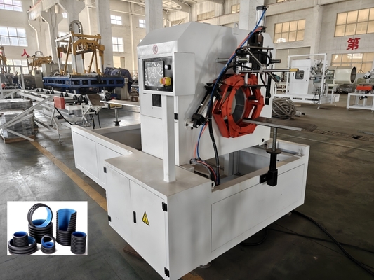 Double Wall Corrugated Pipe Extrusion Line with Siemens Inverter 63mm Min Diameter