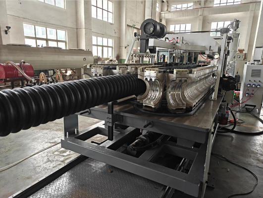 Deep Screw Channel Structure Single Wall Corrugated Pipe Extrusion Line for Versatile Applications and High-Quality Output