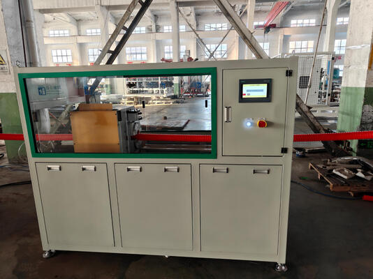 Double Wall Corrugated Pipe Extrusion Line with Siemens Frequency Controller HV>740 Barrel Screw and 20CrMnTi Gear Material