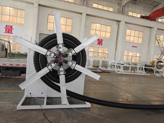 SBG300 Single wall Sprial Corrugated Pipe High Speed Extrusion Line