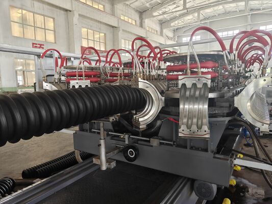 Single Wall Corrugated Pipe Machine Corrugated Pipe Extrusion Line Suitable for Production of PVC PE MPP HDPE PP Pipes