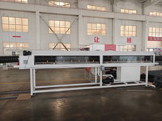 Computerized HDPE double wall corrugated pipe extrusion line for PP PE plastic processed pipes providing extrusion and performance