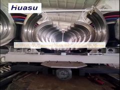 पीई, पीपी, ईवीए, पीवीसी अनुकूलित डबल दीवार नालीदार पाइप मशीन