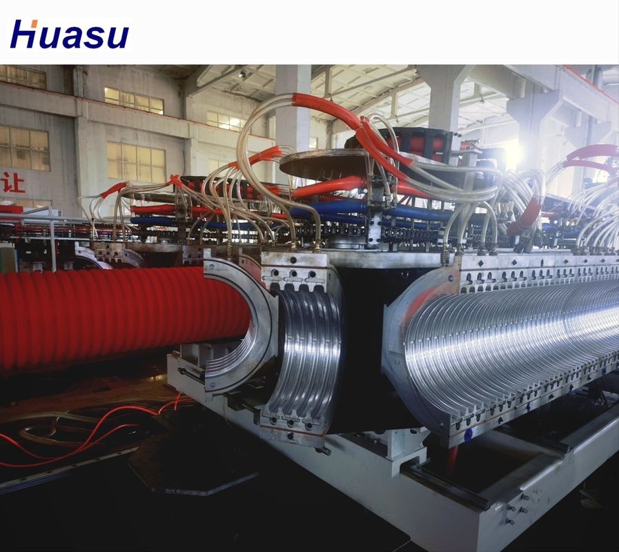 उच्च गति प्रदर्शन और पीएलसी नियंत्रण के साथ डबल स्क्रू वैक्यूम बनाने प्रकार DWCP उत्पादन लाइन