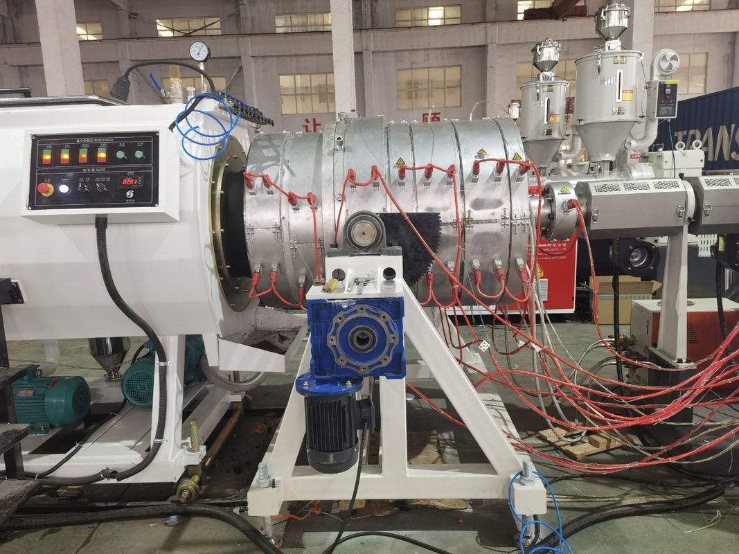 Siemens Beide / WEG मोटर एचडीपीई पाइप एक्सट्रूज़न मशीन सटीक और सटीक प्रसंस्करण के लिए
