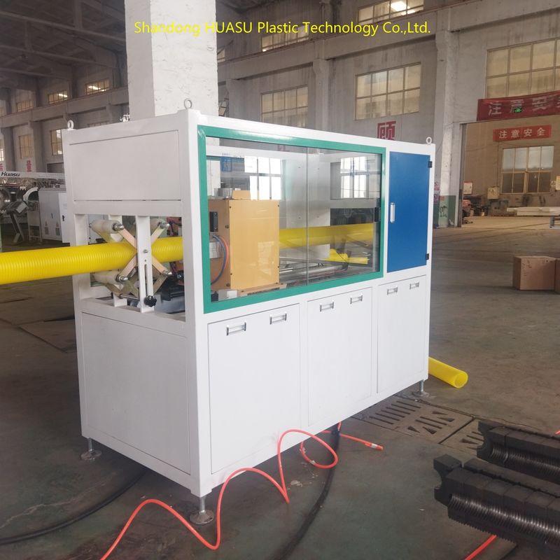 कुशल प्लास्टिक पाइप एक्सट्रूज़न के लिए सीमेंस/एबीबी इलेक्ट्रिकल और वाटर कूलिंग के साथ 100-1000kW नालीदार पाइप उत्पादन लाइन