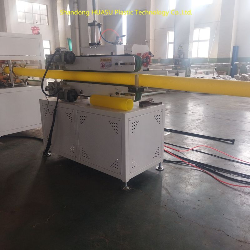 उच्च घनत्व वाली स्वचालित डबल वॉल नालीदार पाइप मशीनरी