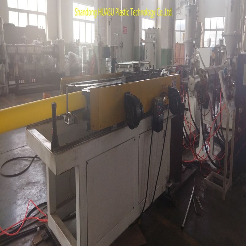 कुशल प्लास्टिक पाइप एक्सट्रूज़न के लिए सीमेंस/एबीबी इलेक्ट्रिकल और वाटर कूलिंग के साथ 100-1000kW नालीदार पाइप उत्पादन लाइन