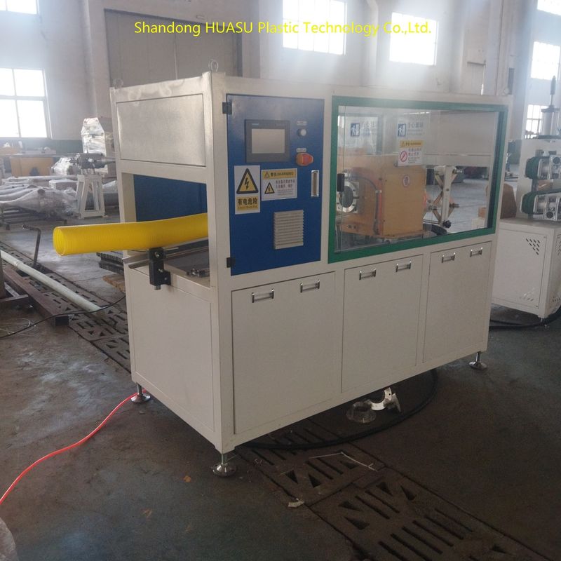 अनुकूलन योग्य आउटपुट के लिए पीएलसी नियंत्रण और जल शीतलन के साथ 100-1000kW उत्पादन पावर डबल वॉल नालीदार पाइप मशीन