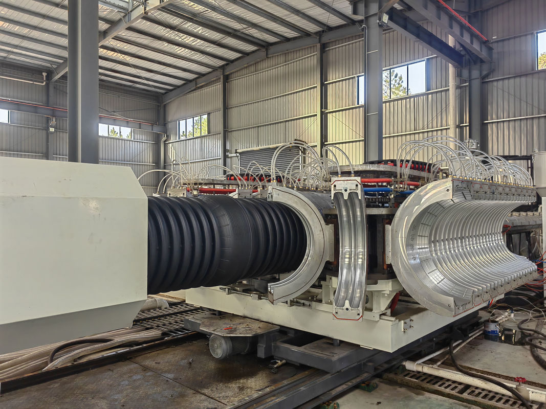 व्यास 32-1500 मिमी डबल दीवार घुमावदार पाइप उत्पादन लाइन 38CrMoALA पेंच सामग्री के साथ