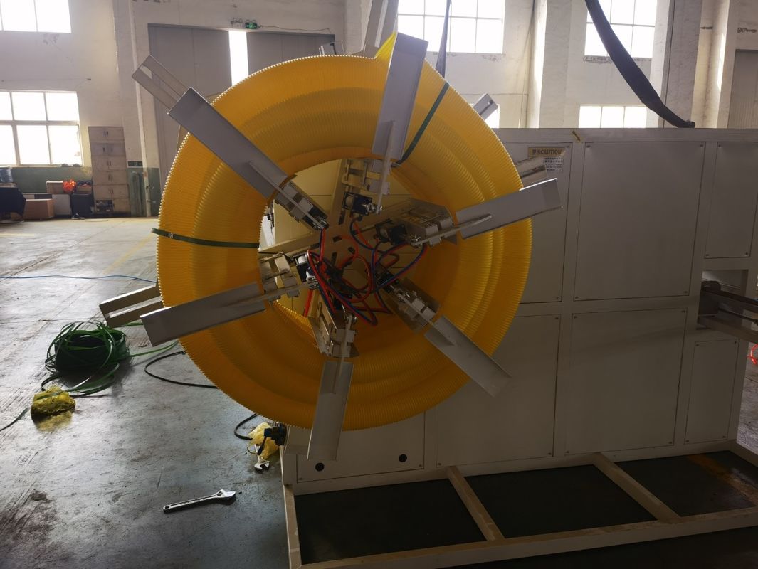 सिमेंस इन्वर्टर इलेक्ट्रिक घटकों के साथ डबल वॉल नालीदार पाइप एक्सट्रूज़न लाइन