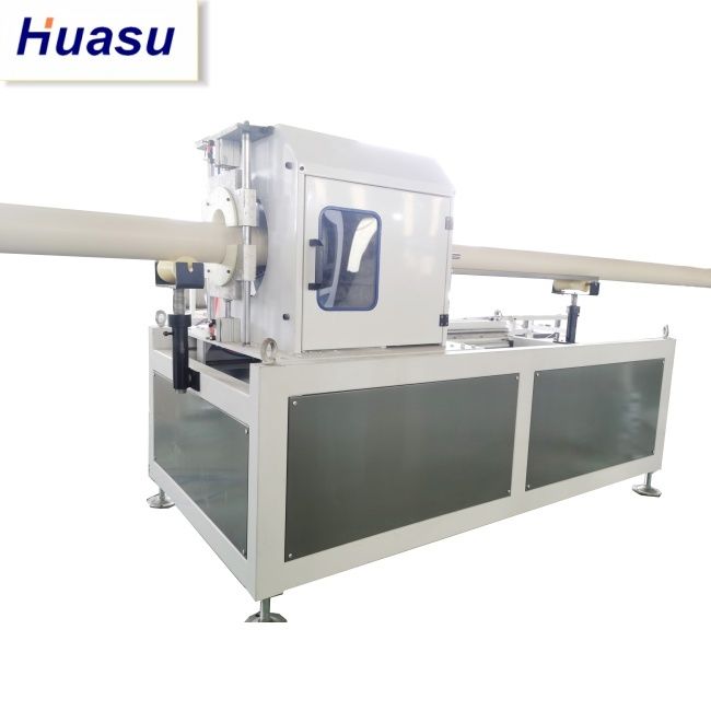 डीडब्ल्यूसी पाइप एक्सट्रूज़न लाइन 32-1600 मिमी काटने व्यास रेंज के साथ, बेलिंग-ऑन-लाइन विस्तार मोड, और सीमेंस पीएलसी प्रौद्योगिकी