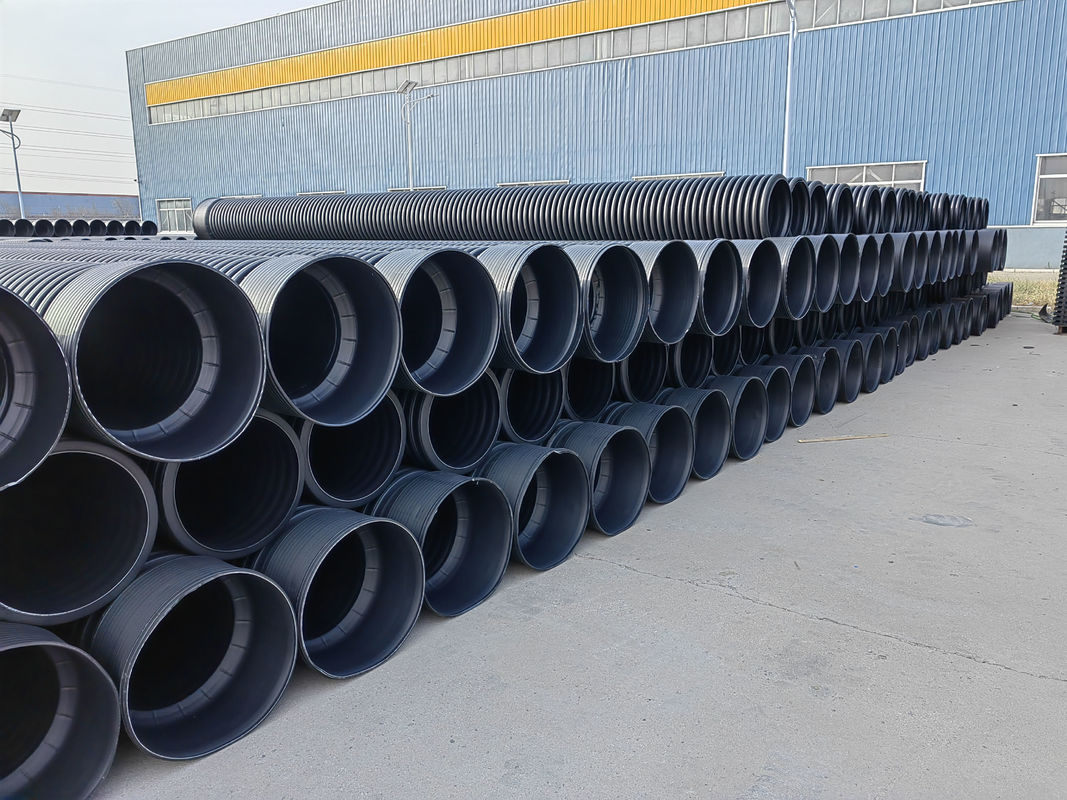 एडवांस्ड सिंगल-स्क्रू डबल वॉल नालीदार पाइप एक्सट्रूज़न लाइन जिसमें सीमेंस/श्नाइडर मुख्य इलेक्ट्रिक्स हैं