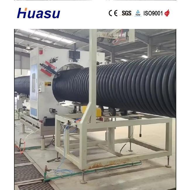 उच्च गति उत्पादन दोहरी दीवार पाइप उत्पादन लाइन, कम ऊर्जा खपत और सीमेंस पीएलसी तकनीक के साथ