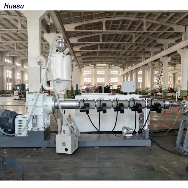 75-250 मिमी पाइप के लिए ओम्रॉन रिले के साथ सीमेंस इन्वर्टर स्वचालित सिंगल वॉल नालीदार पाइप एक्सट्रूज़न लाइन