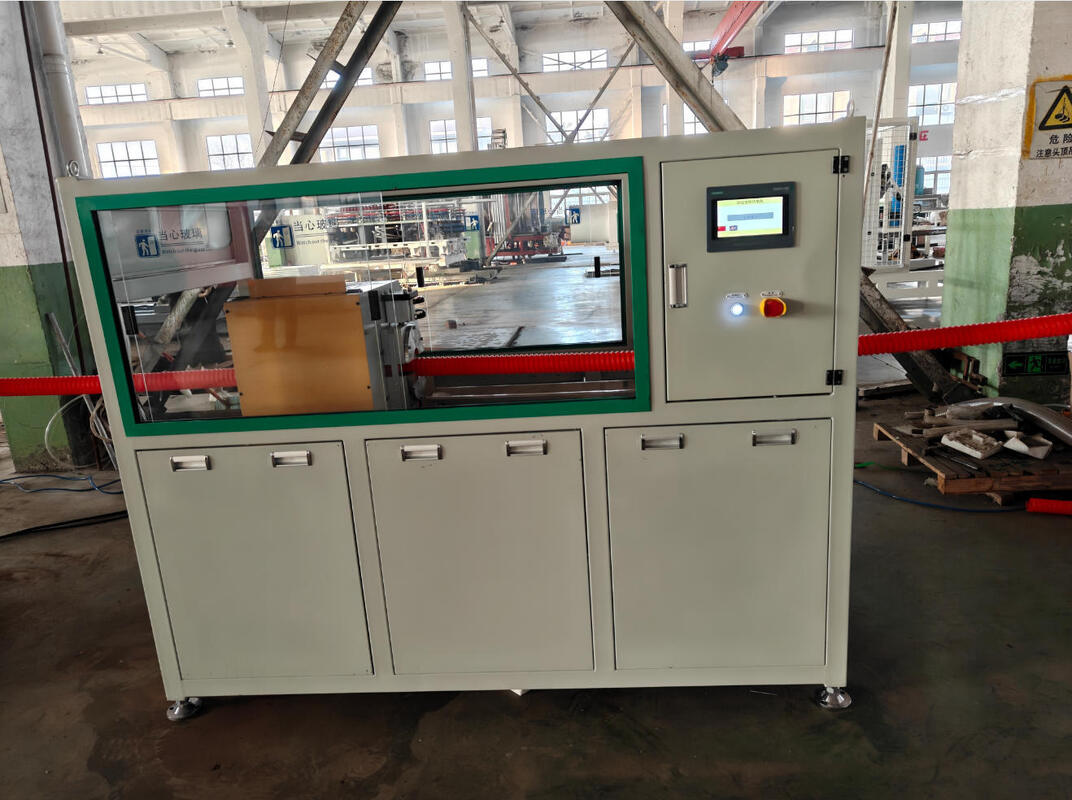 डीडब्ल्यूसी पाइप उत्पादन के लिए सीमेंस मुख्य विद्युत भागों और एल्यूमीनियम मिश्र धातु मोल्ड के साथ डबल दीवार नालीदार पाइप एक्सट्रूज़न लाइन