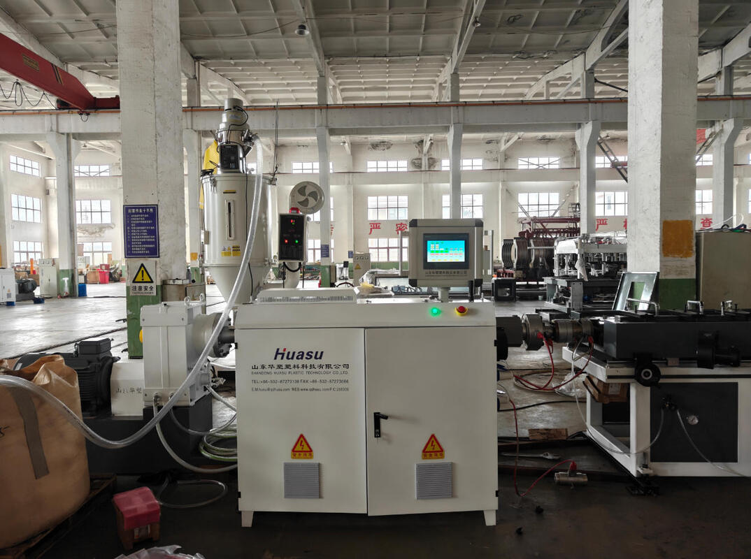 सिमेंस मुख्य विद्युत भागों, 20CrMnTi गियर सामग्री और HV>740 बैरल पेंच के साथ डबल दीवार नालीदार पाइप एक्सट्रूज़न लाइन