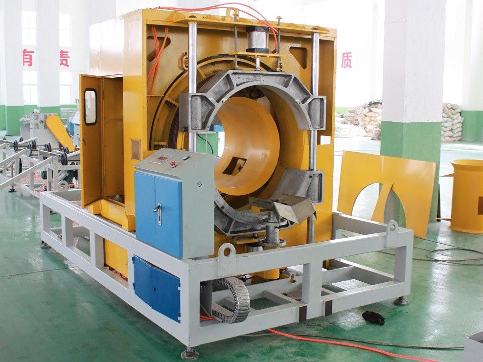 डबल स्ट्रैंड्स प्लास्टिक पाइप एक्सट्रूज़न लाइन / उच्च आउटपुट पीवीसी पाइप उत्पादन लाइन