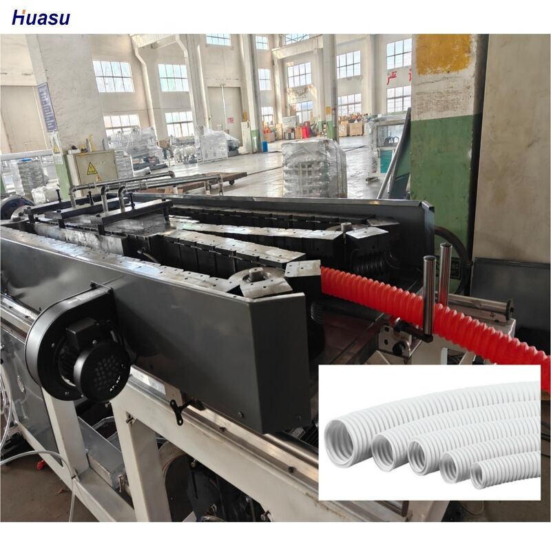 PLC With Remote Control Single Wall Corrugated Pipe Extrusion Line Customized Corrugated Pipe Extrution Line Equipment for Production