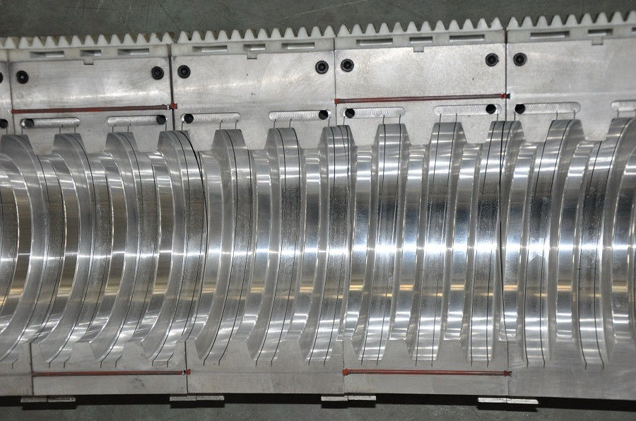 एचडीपीई / पीवीसी / पीई एकल दीवार नालीदार पाइप बाहर निकालना लाइन कार्बन पाइप बनाने मशीनरी