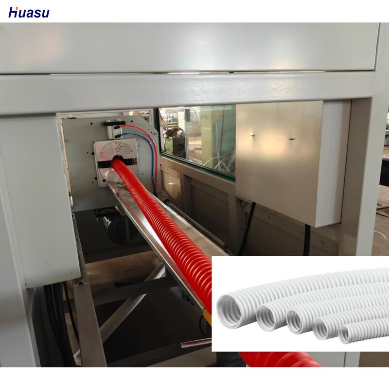 पाइप उत्पादन के लिए हॉट सेल सिंगल वॉल नालीदार पाइप एक्सट्रूज़न लाइन एक्सट्रूडिंग मशीन पाइप बनाने की मशीन