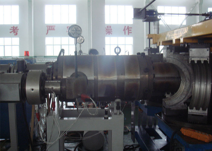 सीमेंस एचएमआई सिस्टम के साथ एचडीपीई पीपी डीडब्ल्यूसी डबल वॉल नालीदार पाइप मशीनरी