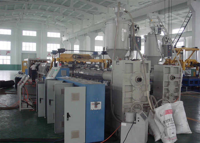 सीमेंस एचएमआई सिस्टम के साथ एचडीपीई पीपी डीडब्ल्यूसी डबल वॉल नालीदार पाइप मशीनरी