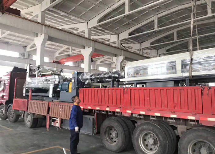 100-300 मिमी एचडीपीई डबल वॉल नालीदार पाइप मशीन एक्सट्रूज़न लाइन पाइप मशीन