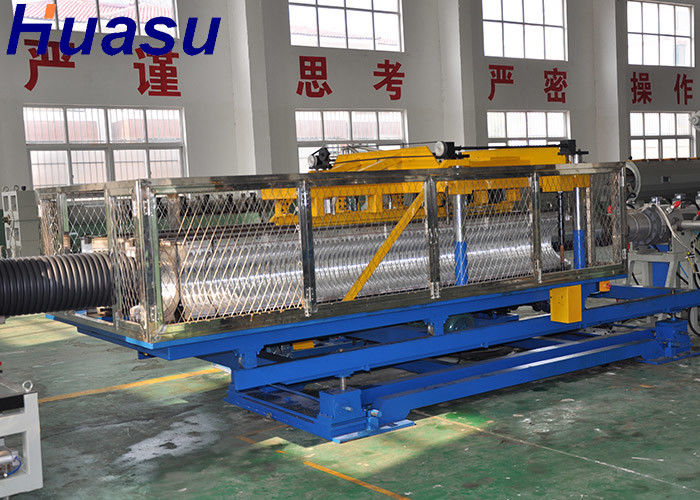 पीई पीवीसी लचीला प्लास्टिक नालीदार पाइप बाहर निकालना मशीन सिंगल वॉल डबल वॉल