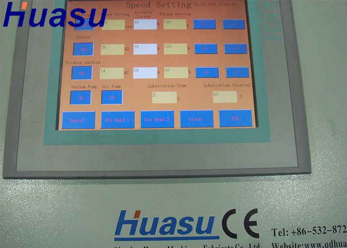 पीई / पीपी / पीवीसी सिंगल डबल वॉल नालीदार पाइप मशीन ट्यूब एक्सट्रूज़न उत्पादन लाइन