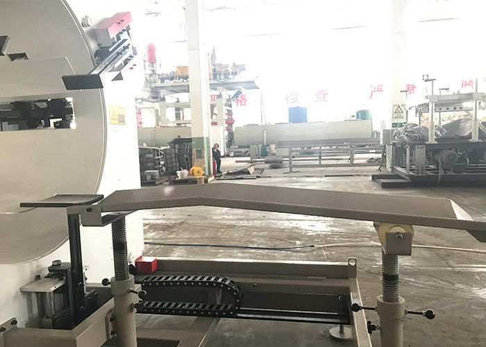 दो एक्सट्रूडर डबल वॉल नालीदार पाइप बनाने की मशीन डीडब्ल्यूसी पाइप एक्सट्रूज़न मशीन