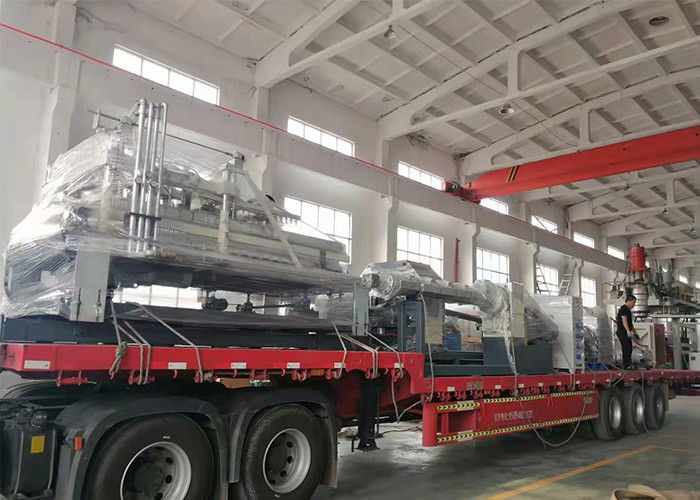 एचडीपीई / पीपी / पीवीसी डीडब्ल्यूसी पाइप बनाने की मशीन / डबल वॉल नालीदार पाइप एक्सट्रूज़न लाइन