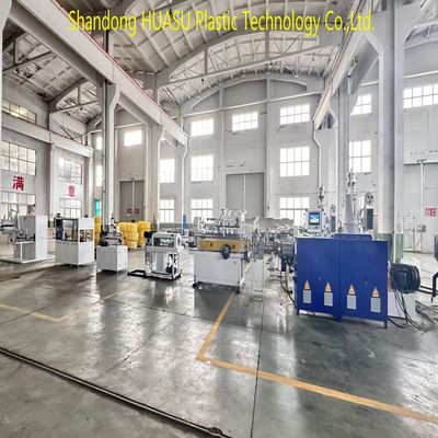 Horizontal 800mm Pipe Diameter DWC Pipe Extrusion Line with 60-2000kg/h Capacity and Siemens PLC System