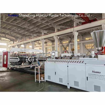 High Speed PVC Corrugated Pipe Extrusion Line for 32-800mm Diameter Pipes with 500-2000Kg/H Output and Siemens PLC System
