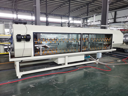 Double Wall Corrugated Pipe Extrusion Line With Vacuum Forming And Aluminium Alloy Mould Material Diameter 16-1500mm