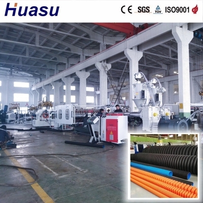 HDPE Double Wall Corrugated Pipe Machine 32-1600mm Fully Automated