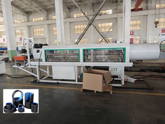 Double Wall Corrugated Pipe Extrusion Line with 38crmoaia Screw Barrel