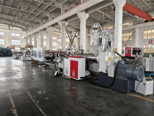 Double Wall Corrugated Pipe Extrusion Line 30000mm with Siemens PLC