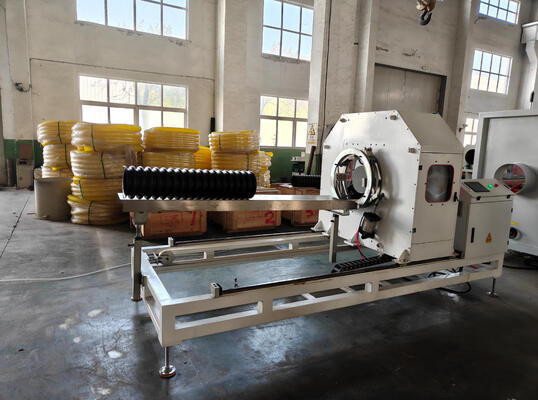 Automated Double Wall Corrugated Pipe Production Line with Vertical or Horizontal Corrugator and Customizable Colors