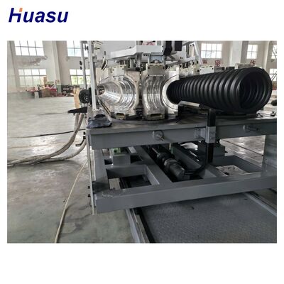 Air Cooling Plastic Corrugated Tube Extrusion Line, 100–1000kg/h for Multiple Plastic Materials