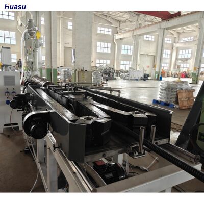 Single Wall Corrugated Pipe Extrusion Line with PLC Control 37kw Motor Power and 1 Year Warranty
