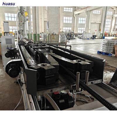 Steel Single Wall Corrugated Pipe Extrusion Line with Schneider Siemens Electric Components, 1 Year Warranty, and Barrel Nitriding Depth 0.4～0.7 mm