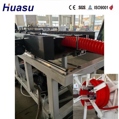High Automation Cable Protection Pipe Extrusion Line with Vacuum Forming and PLC Control for Double Wall Corrugated Pipes