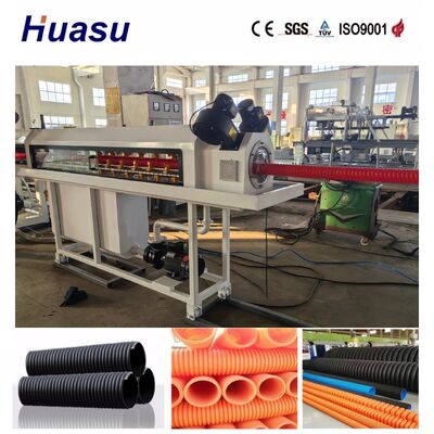 PLC Control Energy Saving Single Wall Corrugated Pipe Extrusion Line with 32mm-1600mm Pipe Diameter Range