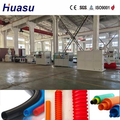 High Automation 32mm-1600mm Pipe ID Cable Protection Pipe Extrusion Line with PLC Control and Touch Screen Interface