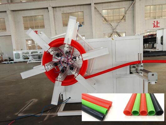 Single Wall Corrugated Pipe Extrusion Line with 38CrMoAlA Barrel Material and Siemens Schneider Main Electrics Featuring PLC Remote Control