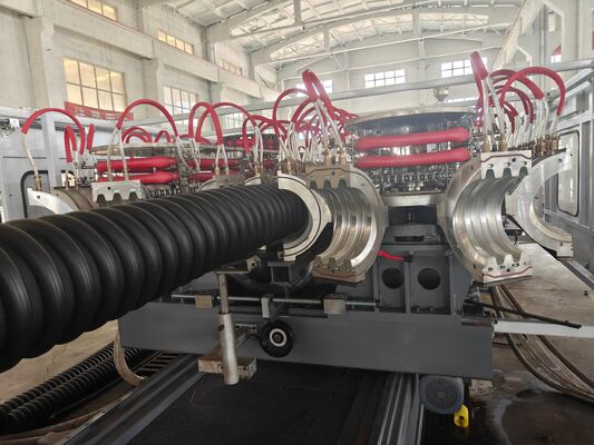 SBG300 Single wall Sprial Corrugated Pipe High Speed Extrusion Line